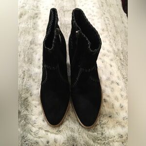 Ivanka Trump Black Ankle Booties